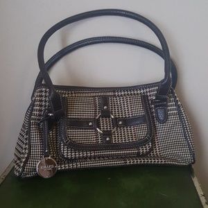Chaps houndstooth handbag